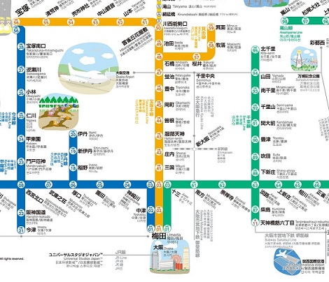 阪急電鉄地図