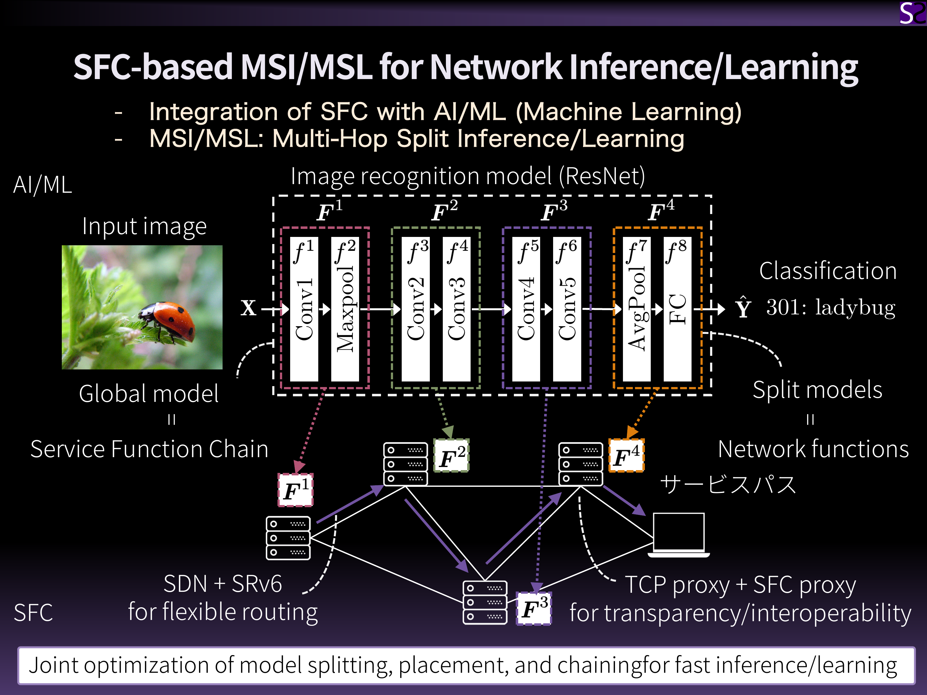 SFC-based MSI/MSL for Network Inference/Learning