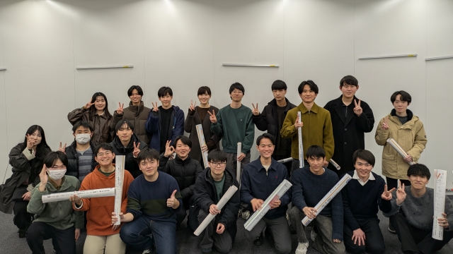 2026/2/12 卒業研究発表会後の集合写真